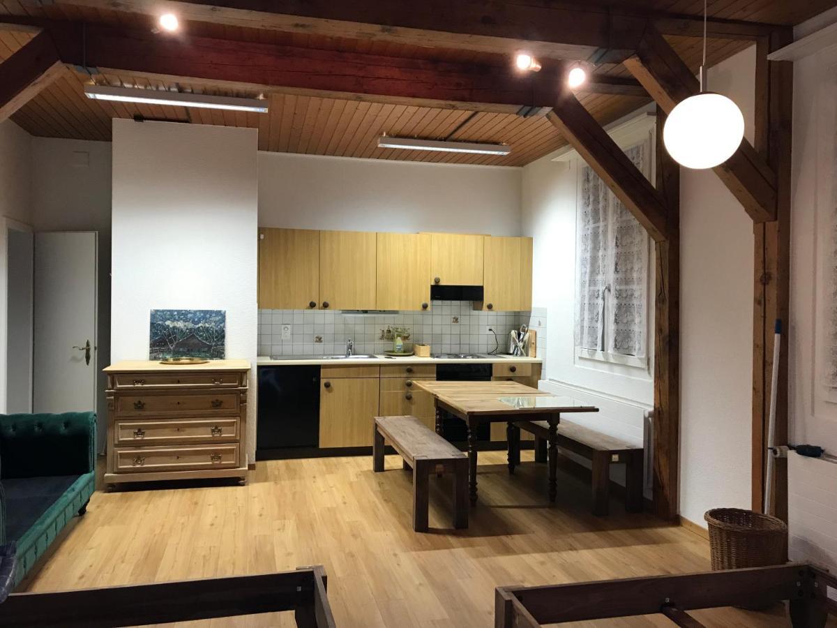 Simple Studio 36M2 In The Center Of Burgdorf Private Parking Small Bathroom ภายนอก รูปภาพ