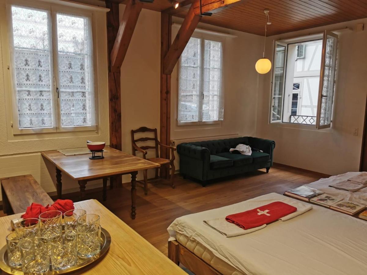 Simple Studio 36M2 In The Center Of Burgdorf Private Parking Small Bathroom ภายนอก รูปภาพ